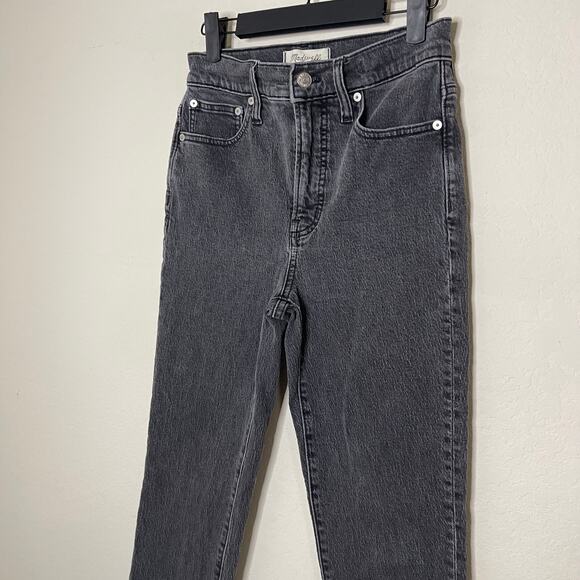 Madewell The Perfect Vintage Jean Gray Clean Hem - Size 25 - Picture 3 of 5